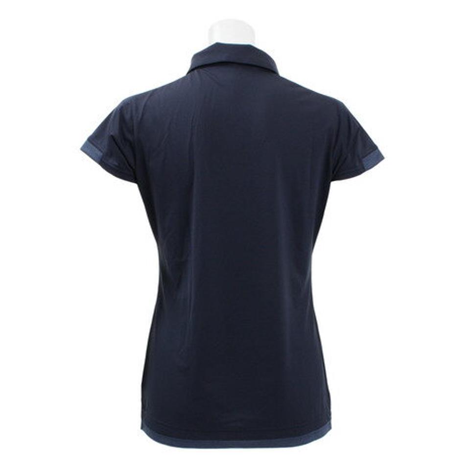 パシフィック（PACIFIC） テニス ドライプラス CAゲームポロボーダー PT19SW414 NVY （レディース）