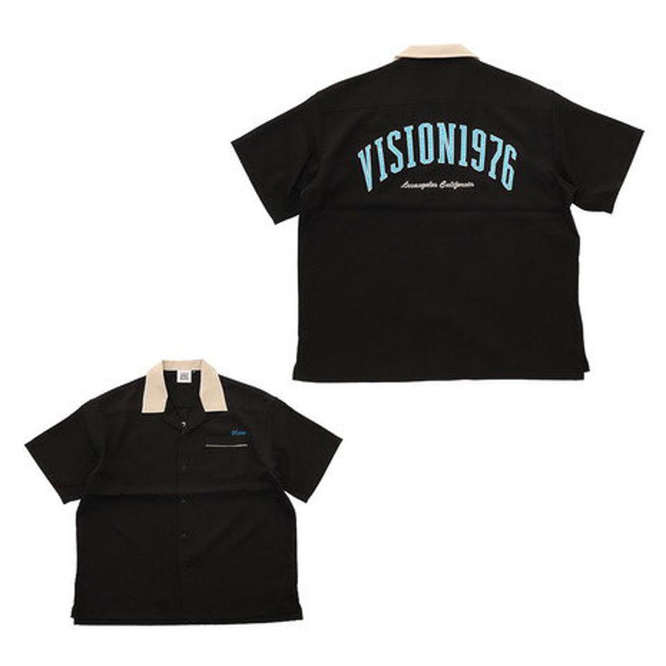 ヴィジョン(VISION) ワッペンボーリングシャツ 1505055-01 BLK (メンズ)