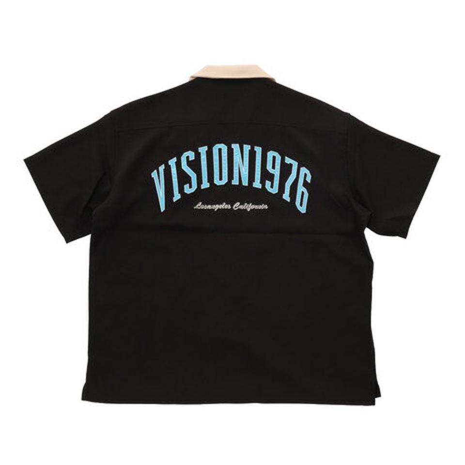 ヴィジョン(VISION) ワッペンボーリングシャツ 1505055-01 BLK (メンズ)