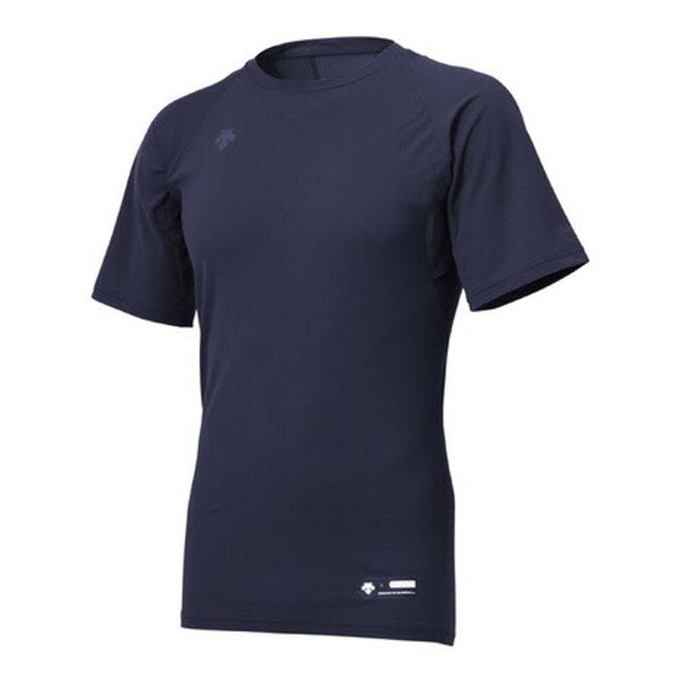 デサント(DESCENTE) 丸首半袖アンダーシャツ STD-721 NV (メンズ)