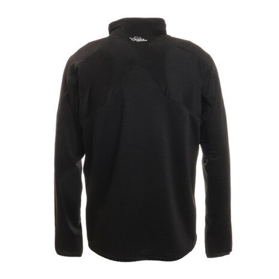 POLEWARDS(メンズ)ドライコンフォート ジップシャツ PW22JB02 BLK