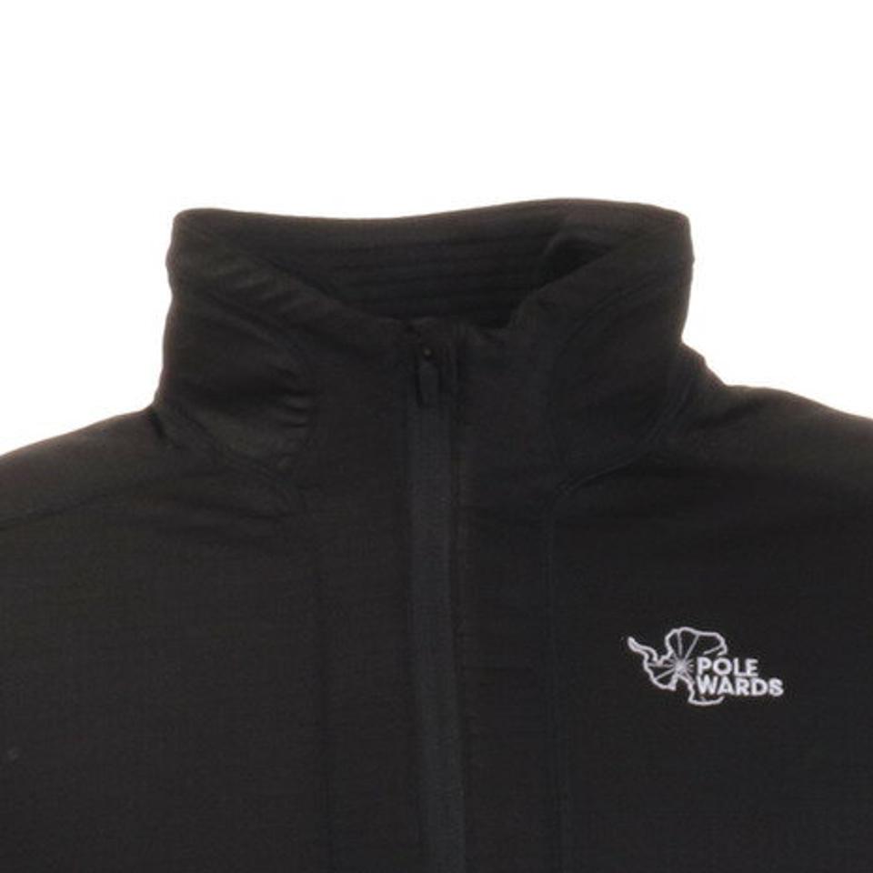 POLEWARDS(メンズ)ドライコンフォート ジップシャツ PW22JB02 BLK