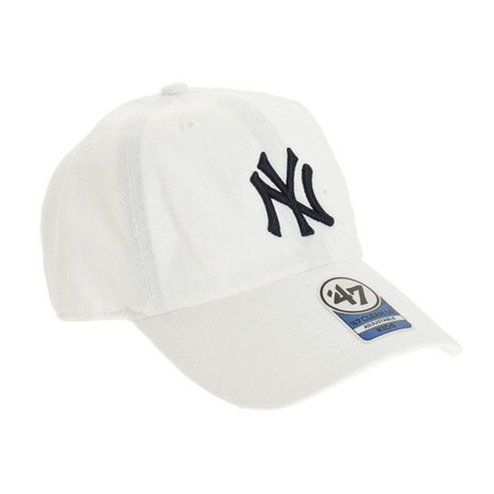 フォーティーセブン（47） 帽子 メンズ キャップ YankeesKids CLEAN UP B-RGW17GWS-WHN オンライン価格 日よけ （キッズ）