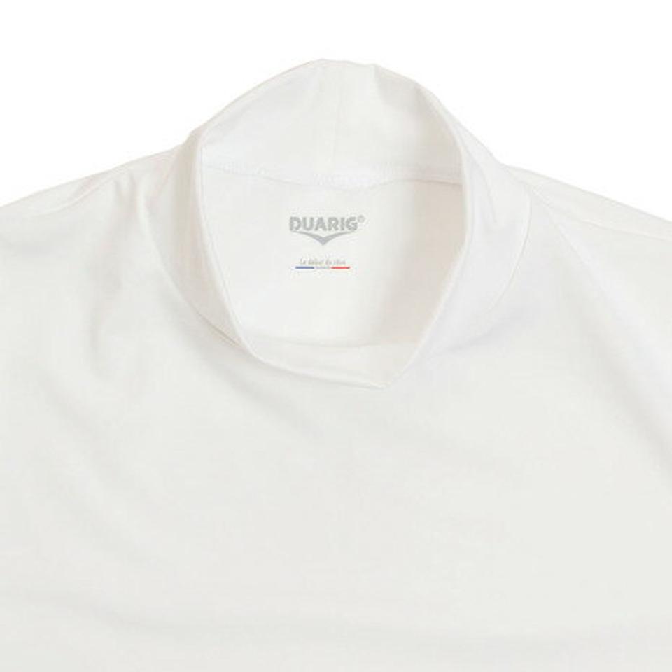 デュアリグ(DUARIG) サッカー ウェア メンズ ストレッチハイネックシャツインナーシャツ 741D7ES3037 WHT インナー アンダーシャツ (メンズ)