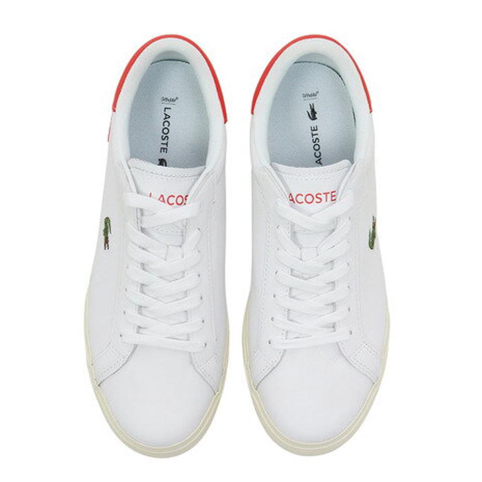 ラコステ（LACOSTE）（メンズ）スニーカー パワーコート POWERCOURT ホワイトグリーン ホワイトピンク 0721 1 SM00311 カジュアル 普段履き 通勤 通学