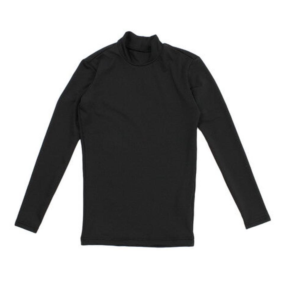 【2点10%OFFクーポン対象!5/2まで】エックスティーエス(XTS)(キッズ)野球 アンダーシャツ ジュニア ストレッチハイネック 長袖 インナー シャツ 724G6ES4170 黒