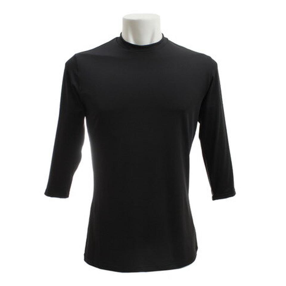 エックスティーエス(XTS) ストレッチ丸首 七分袖アンダーシャツ 723G6ES4169 BLK (メンズ)
