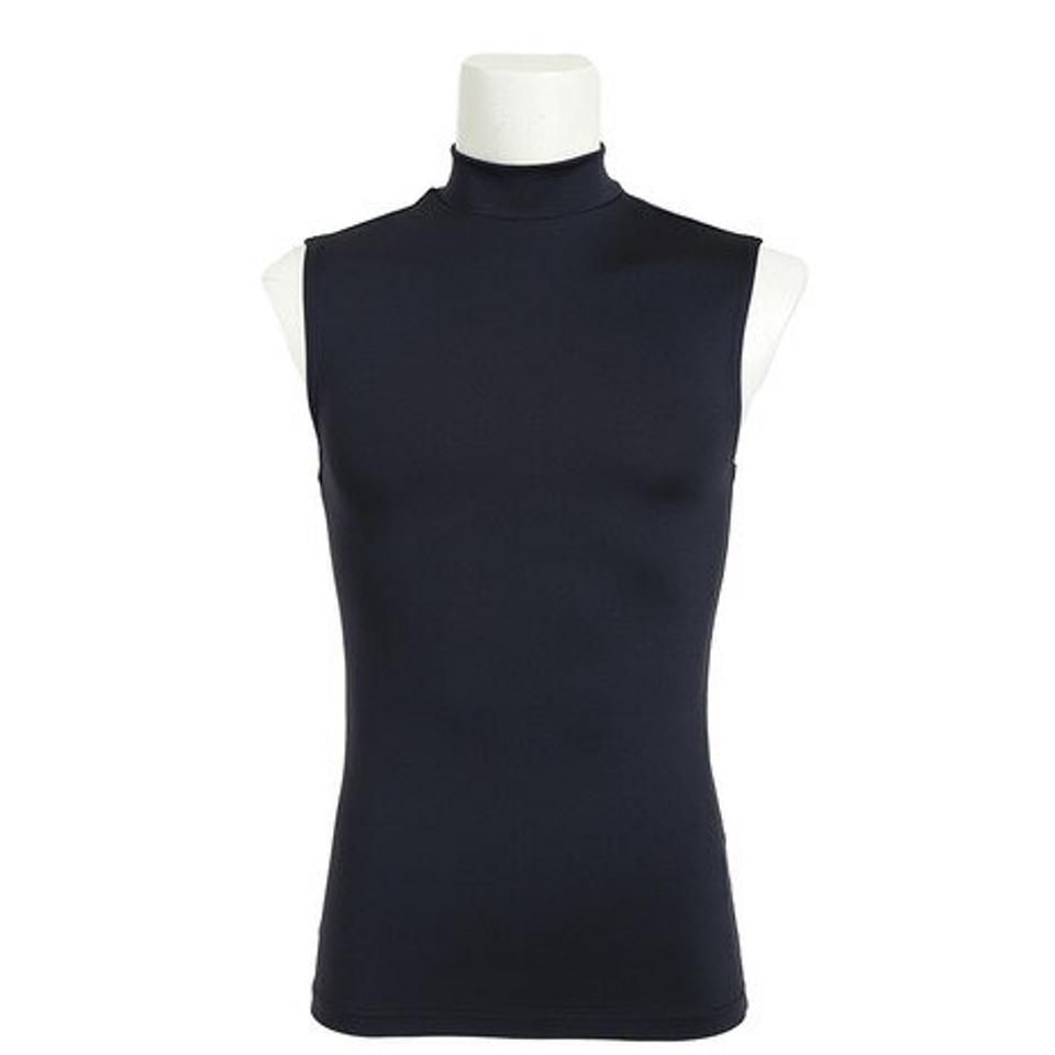 エックスティーエス(XTS)(メンズ)野球 アンダーシャツ ノースリーブ (袖なし) ストレッチ ハイネック 723G6ES4197 NVY