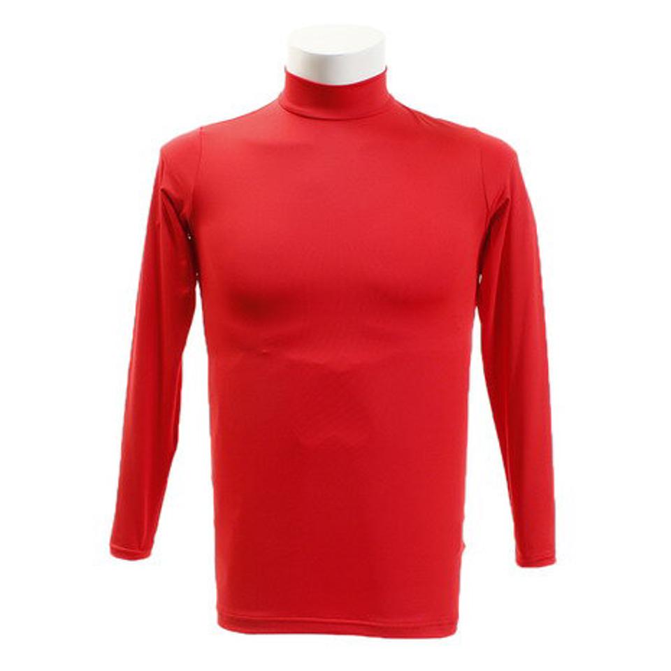 エックスティーエス(XTS) 野球 アンダーシャツ ストレッチ ハイネック 長袖 インナー シャツ 723G6ES4166 赤 (メンズ)
