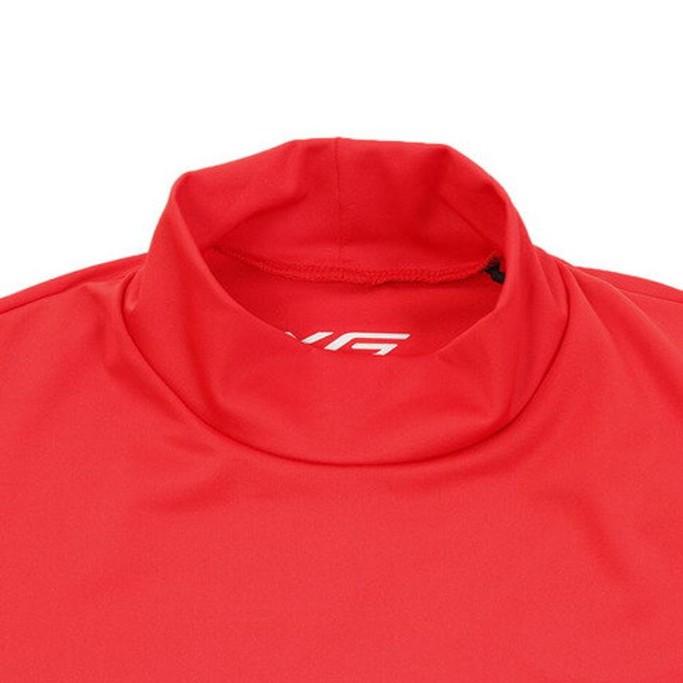 エックスティーエス(XTS) 野球 アンダーシャツ ストレッチ ハイネック 長袖 インナー シャツ 723G6ES4166 赤 (メンズ)