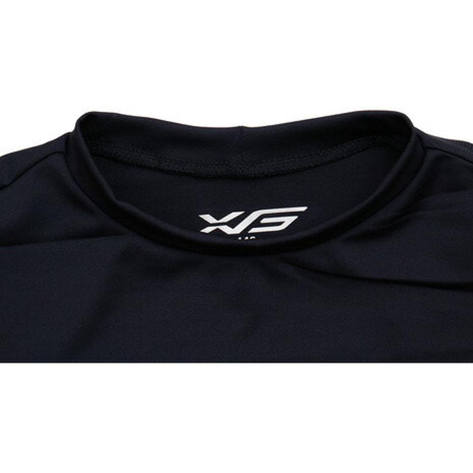 エックスティーエス(XTS)(キッズ)野球 アンダーシャツ 半袖 ジュニア ストレッチ インナー シャツ 724G6ES4198 ネイビー