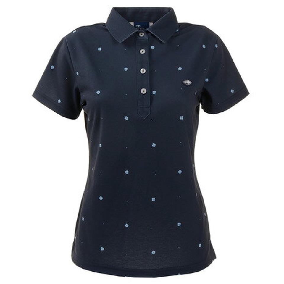 フィドラ(FIDRA) ゴルフ ポロシャツ レディース 小紋プリントポロ E20 FD5HUG60 NVY (レディース)