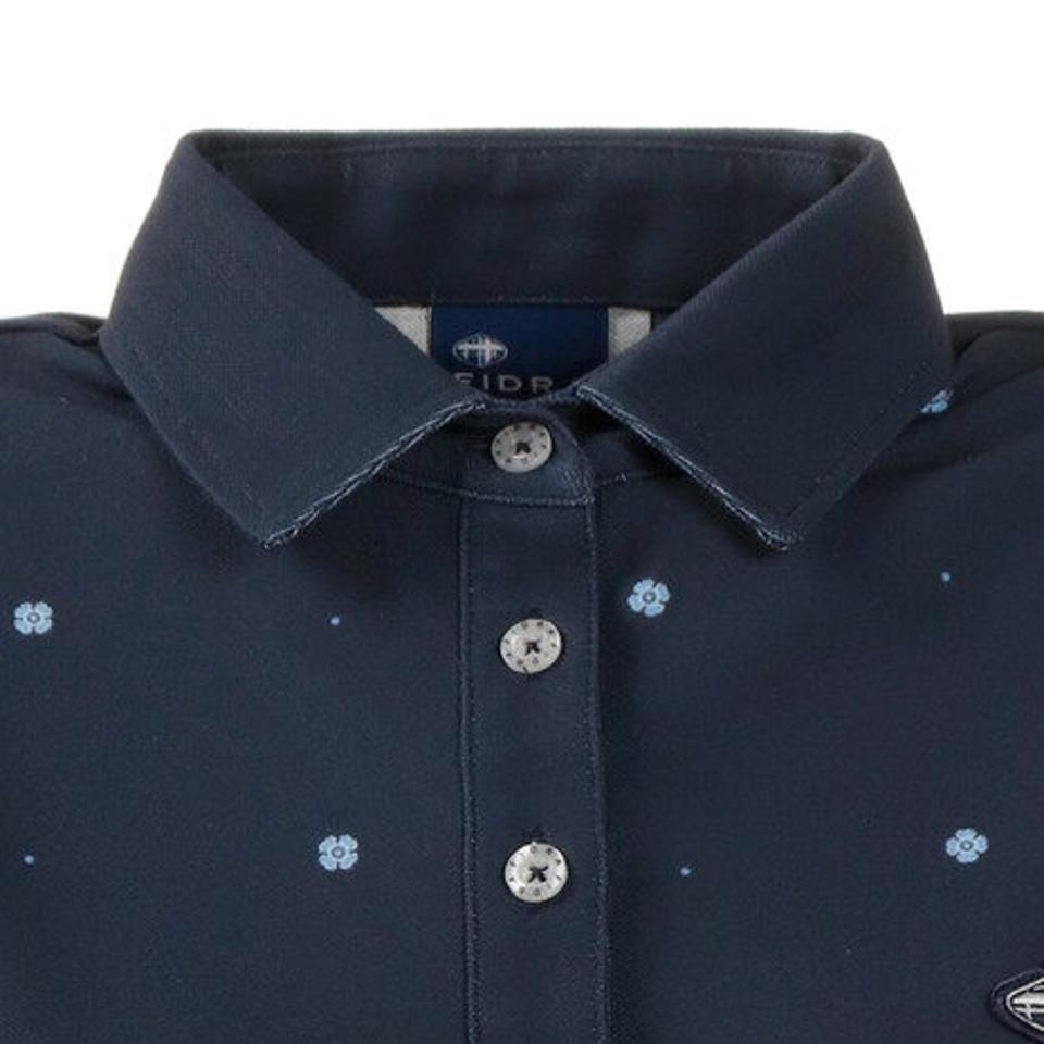 フィドラ(FIDRA) ゴルフ ポロシャツ レディース 小紋プリントポロ E20 FD5HUG60 NVY (レディース)