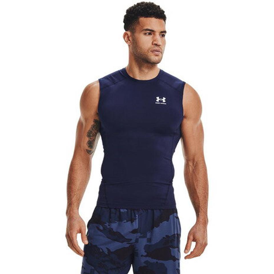 アンダーアーマー(UNDER ARMOUR) ヒートギアアーマー コンプレッション スリーブレス シャツ 1361522 410 (メンズ)