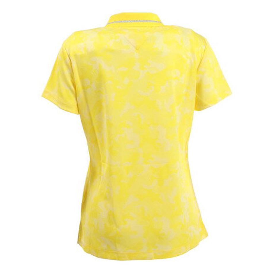 本間ゴルフ(HONMA) ゴルフウェア カモフラージュ柄 半袖シャツ 036-734167-YE (レディース)