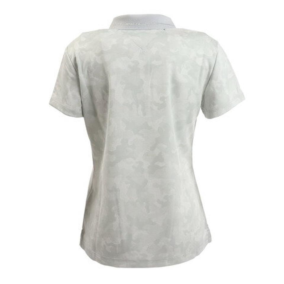 本間ゴルフ(HONMA) ゴルフウェア カモフラージュ柄 半袖シャツ 036-734167-GY (レディース)