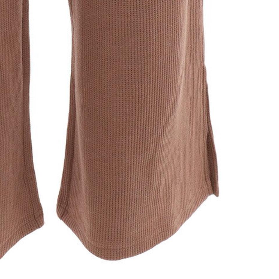 エーシーピージー(ACPG) ワッフルワイドパンツ 872PA0HT3166 BRN (レディース)