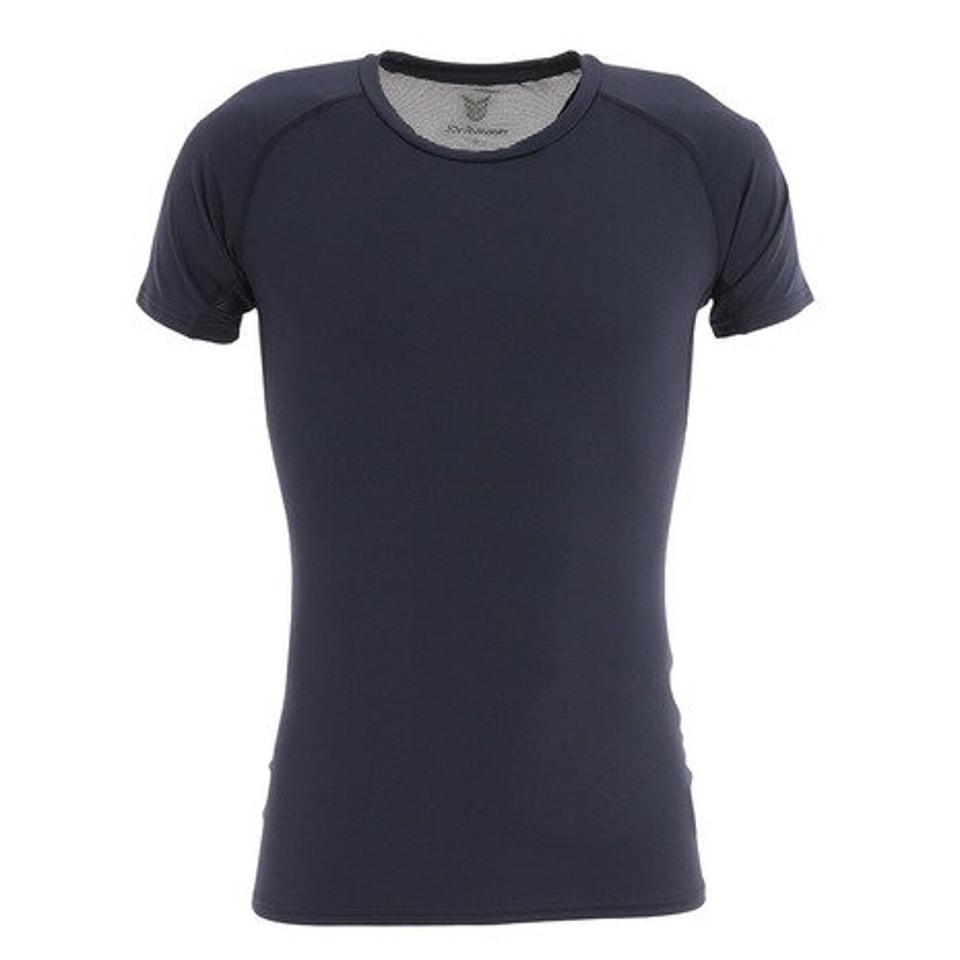 【10%OFFクーポン 9/28まで】YABANE 野球 アンダーシャツ ドライプラス抗菌ストレッチ丸首半袖ストレッチシャツ YA2AB03 抗菌効果 吸汗速乾性 抗菌防臭 UVケア (メンズ)