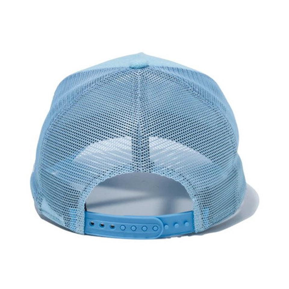 【20％オフクーポン有 6/12まで】ニューエラ（NEW ERA） 帽子 メンズ メッシュキャップ 9FORTY A-Frame トラッカー ニューヨークシティ スクエアロゴ ライトブルー 12326235 （メンズ）