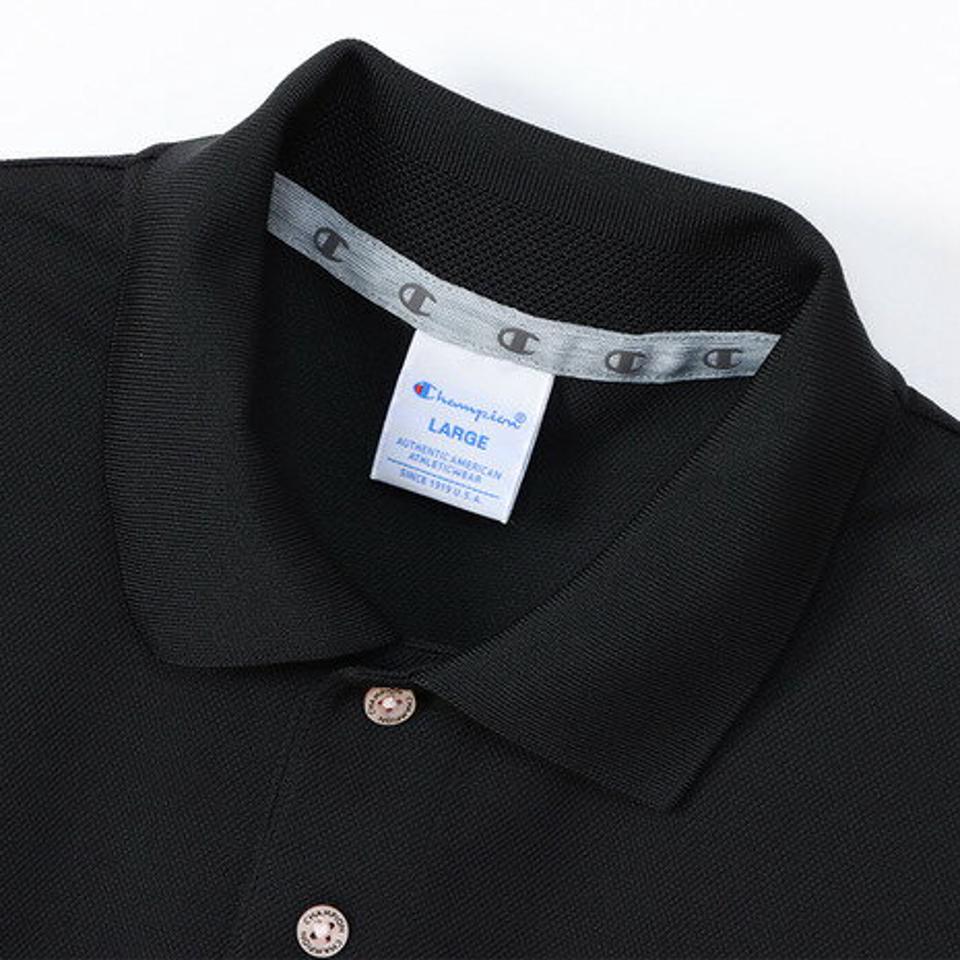 チャンピオン(CHAMPION) ゴルフウェア 春夏 吸汗速乾 UVカット 高通気 半袖ポロシャツ C3-VG306 090 (メンズ)