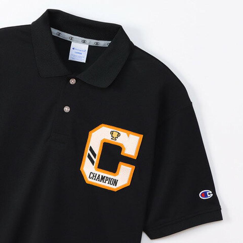 チャンピオン(CHAMPION) ゴルフウェア 春夏 吸汗速乾 UVカット 高通気 半袖ポロシャツ C3-VG306 090 (メンズ)