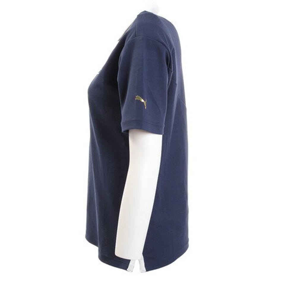 プーマ(PUMA) ゴルフウェア 接触冷感 ツアーデザイン 半袖 ポロシャツ 930557-02 (レディース)