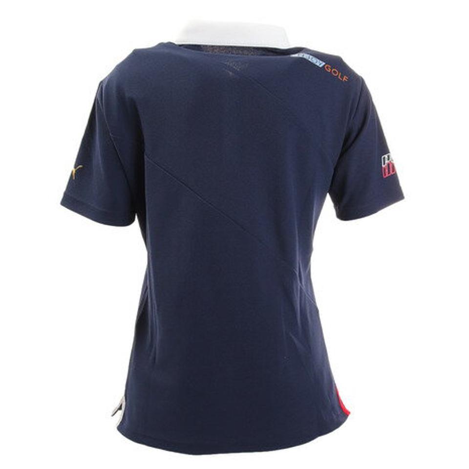 プーマ(PUMA) ゴルフウェア 接触冷感 ツアーデザイン 半袖 ポロシャツ 930557-02 (レディース)