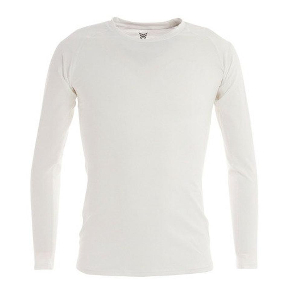 【3点10%OFFクーポン 7/1まで】YABANE 野球 アンダーシャツ ドライプラス抗菌ストレッチ丸首長袖シャツ YA2AB02-10 抗菌効果 吸汗速乾性 抗菌防臭 UVケア (メンズ)