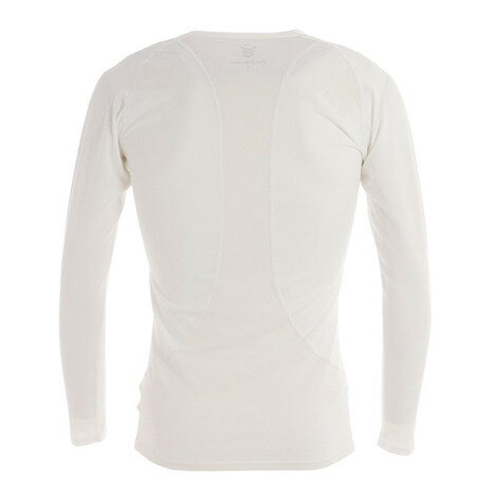 【3点10%OFFクーポン 7/1まで】YABANE 野球 アンダーシャツ ドライプラス抗菌ストレッチ丸首長袖シャツ YA2AB02-10 抗菌効果 吸汗速乾性 抗菌防臭 UVケア (メンズ)