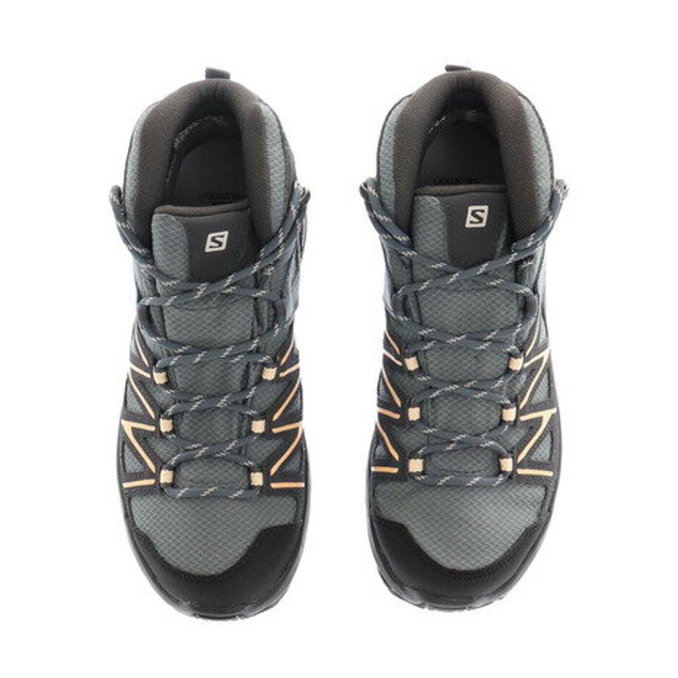 サロモン（SALOMON）（レディース）トレッキングシューズ DAINTREE MID GORE-TEX ゴアテックス L41678500 防水 ハイカット アウトドア 登山