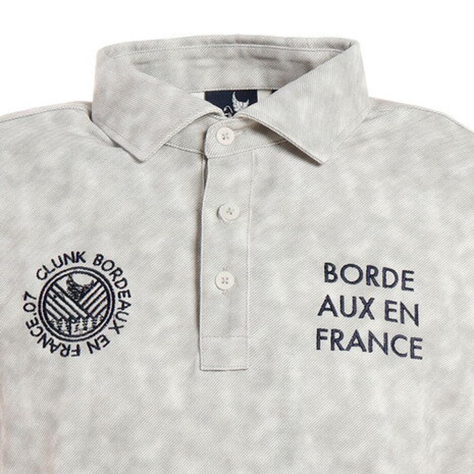 クランク(CLUNK) ゴルフウェア タイダイプリントポロシャツ E20 CL5HTG62 GRY (メンズ)