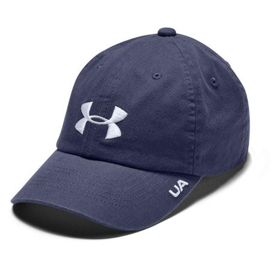 アンダーアーマー（UNDER ARMOUR） 帽子 ジュニア コットン キャップ 1351301 BIK/WHT ACC 日よけ （キッズ）
