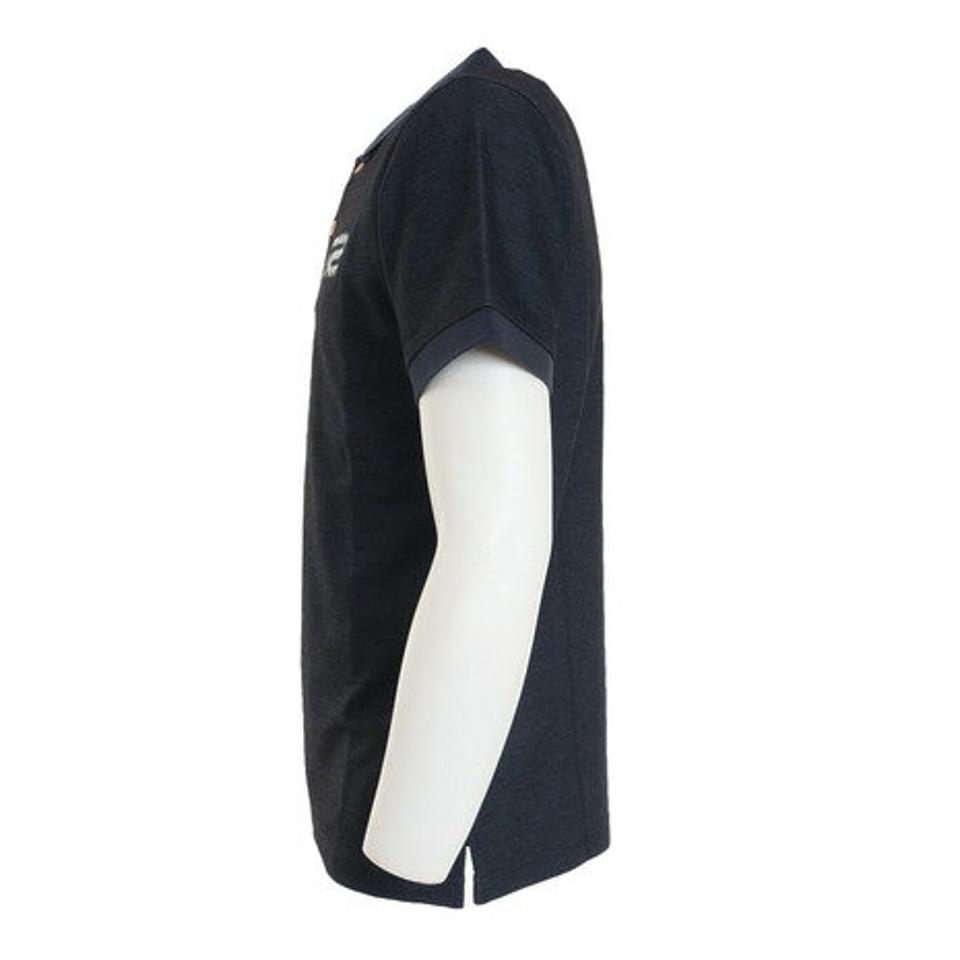 【7/17 9:59までエントリーでP5倍!】ROSASEN(メンズ)ゴルフウェア 吸水 速乾 ツイルストレッチ半袖ポロシャツ 044-26241-098