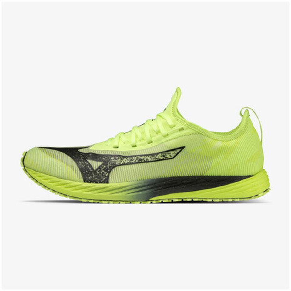ミズノ（MIZUNO）（メンズ、レディース）メンズ レディース スニーカー シューズ ウエーブデュエル NEO 2 グリーンブラック U1GD219081