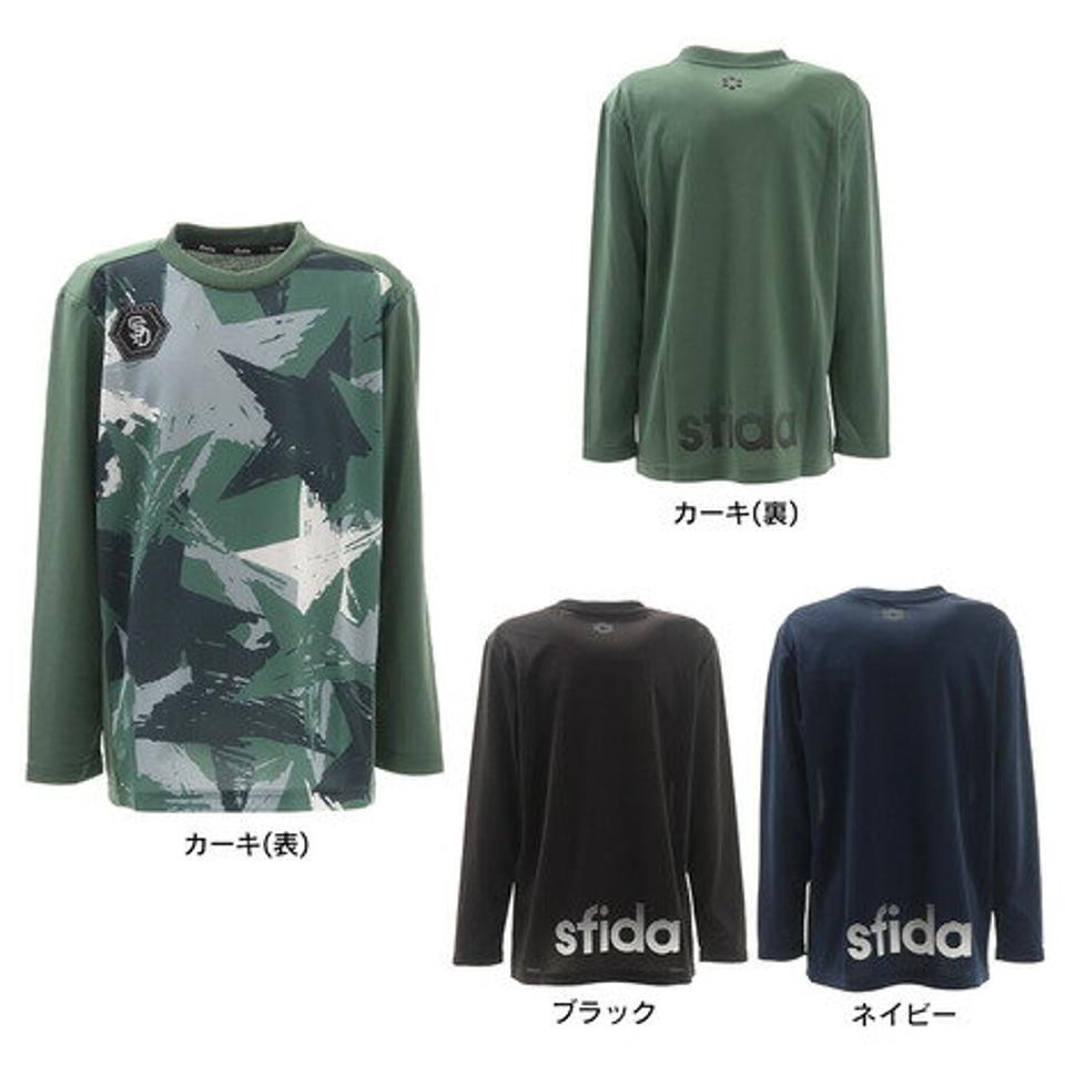 スフィーダ(SFIDA)(キッズ) ジュニア スターカモ柄長袖プラクティスシャツ XA-20A01