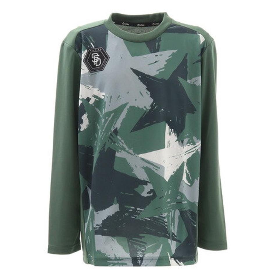 スフィーダ(SFIDA)(キッズ) ジュニア スターカモ柄長袖プラクティスシャツ XA-20A01