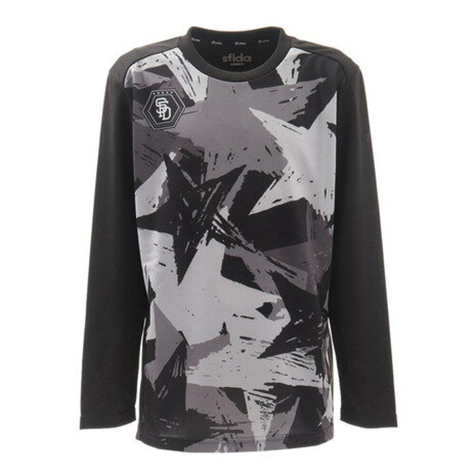スフィーダ(SFIDA)(キッズ) ジュニア スターカモ柄長袖プラクティスシャツ XA-20A01