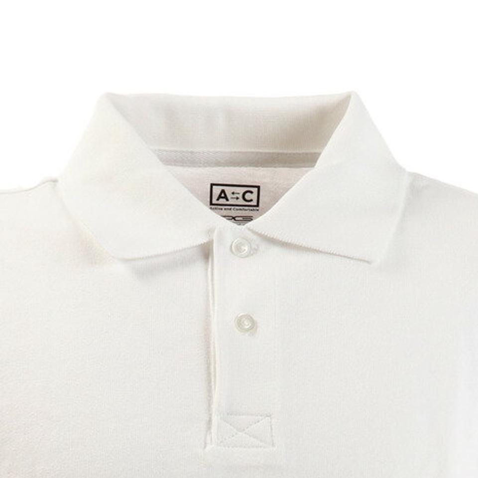 エーシーピージー(ACPG) リブ襟 半袖ポロシャツ 871PA0BGI3137WHT (メンズ)