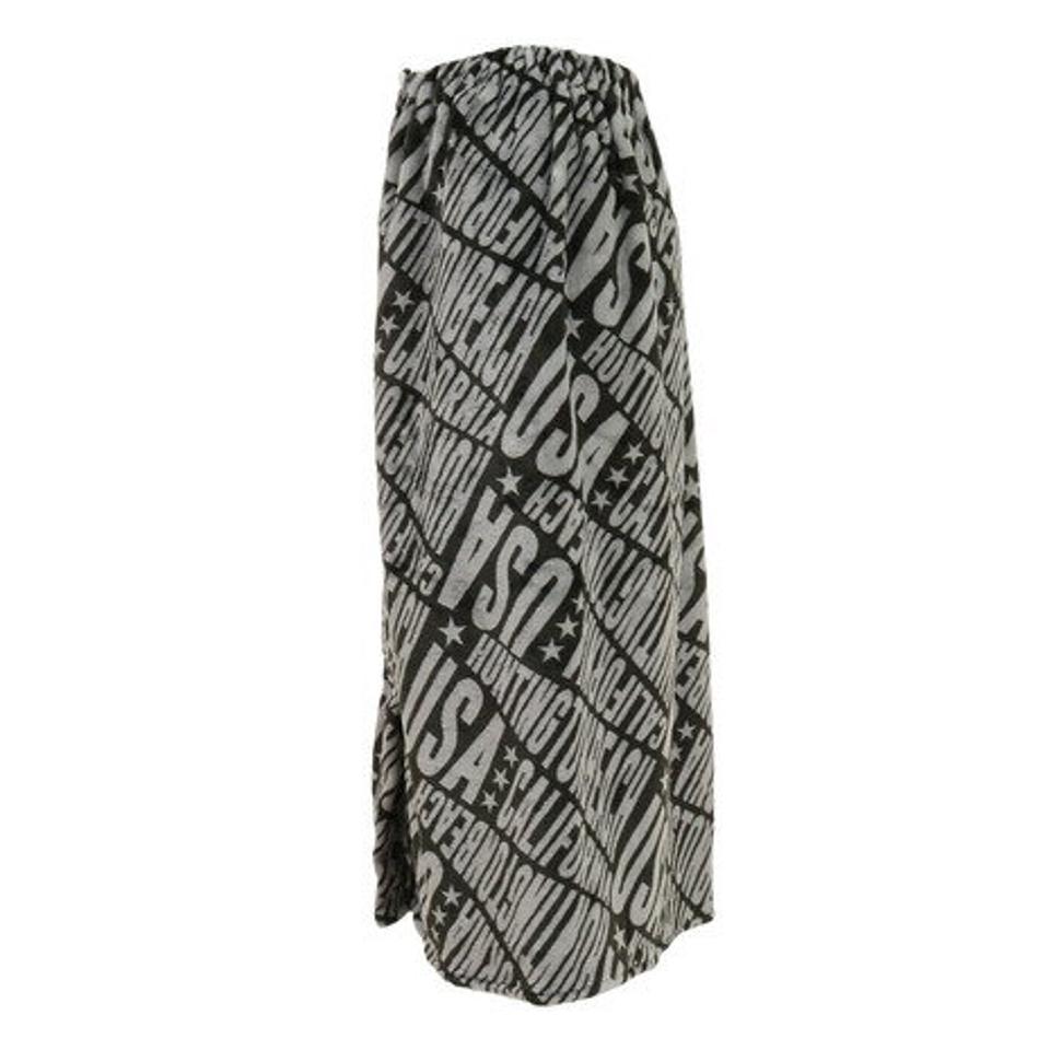 ティア(TYR) 水泳 タオル ラップタオル A.T.CHEV LTSCHWRPTWL122X BLKGRY (メンズ、レディース、キッズ)