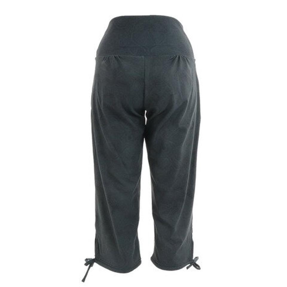 【スポーツデー エントリーでP5倍!4/3 9:59迄】リアルストーン(RealStone)(レディース)ヨガウェア フィットネスウェア エスニック柄 スタジオクロップドパンツ RS-L567S-DG