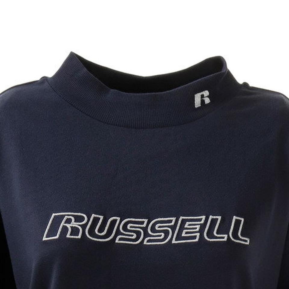ラッセル(RUSSELL) Tシャツ レディース 半袖 ロング丈 ハイネック チュニック RBL20S1001 NVY ネイビー (レディース)