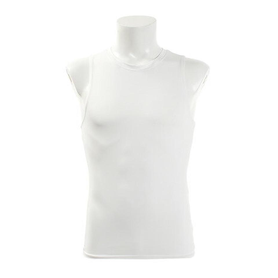 デュアリグ(DUARIG) サッカー ウェア メンズ ストレッチ丸首 ノースリーブ 741D9ES7204 WHT サッカー スポーツウェア タンクトップシャツ (メンズ)