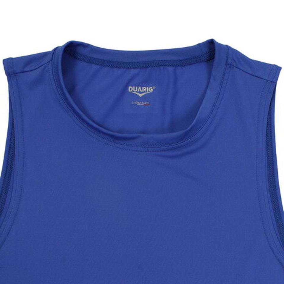 デュアリグ(DUARIG) サッカー ウェア メンズ ストレッチ丸首 ノースリーブ 741D9ES7204 BLU ノースリーブ タンクトップ シャツ (メンズ)
