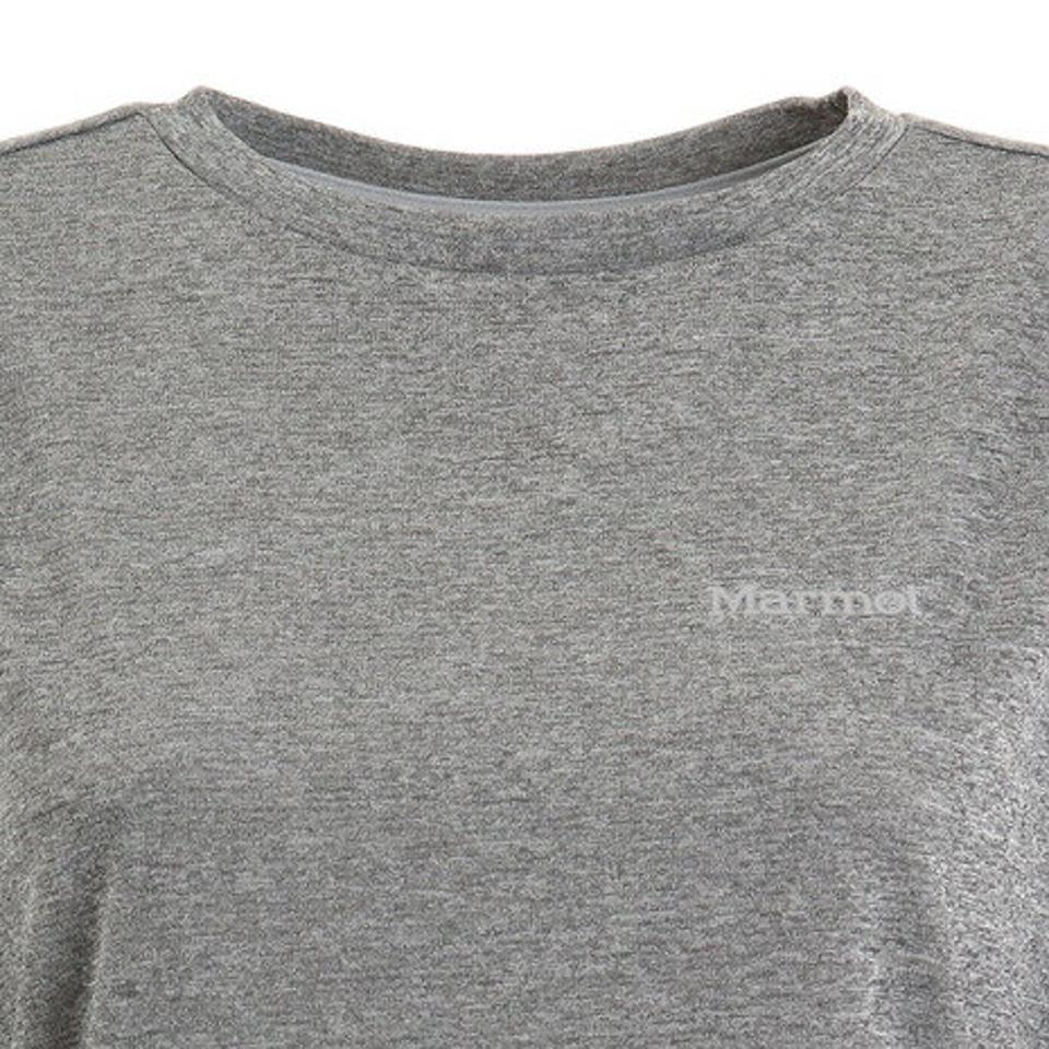 マーモット(Marmot) スポットオフクルー スティール TOWPJB45 STL 長袖ティーシャツ ロンT 汗ジミ防止 シンプル トップス カジュアル アウトドア (レディース)