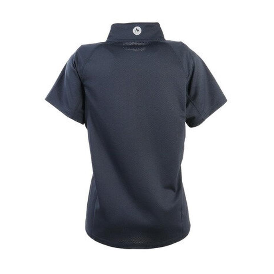 マーモット(Marmot) クライムスピードエアーハーフスリーブジップ ネイビー TOWPJA63 NV 半袖シャツ トップス カジュアル アウトドア スポーツ (レディース)