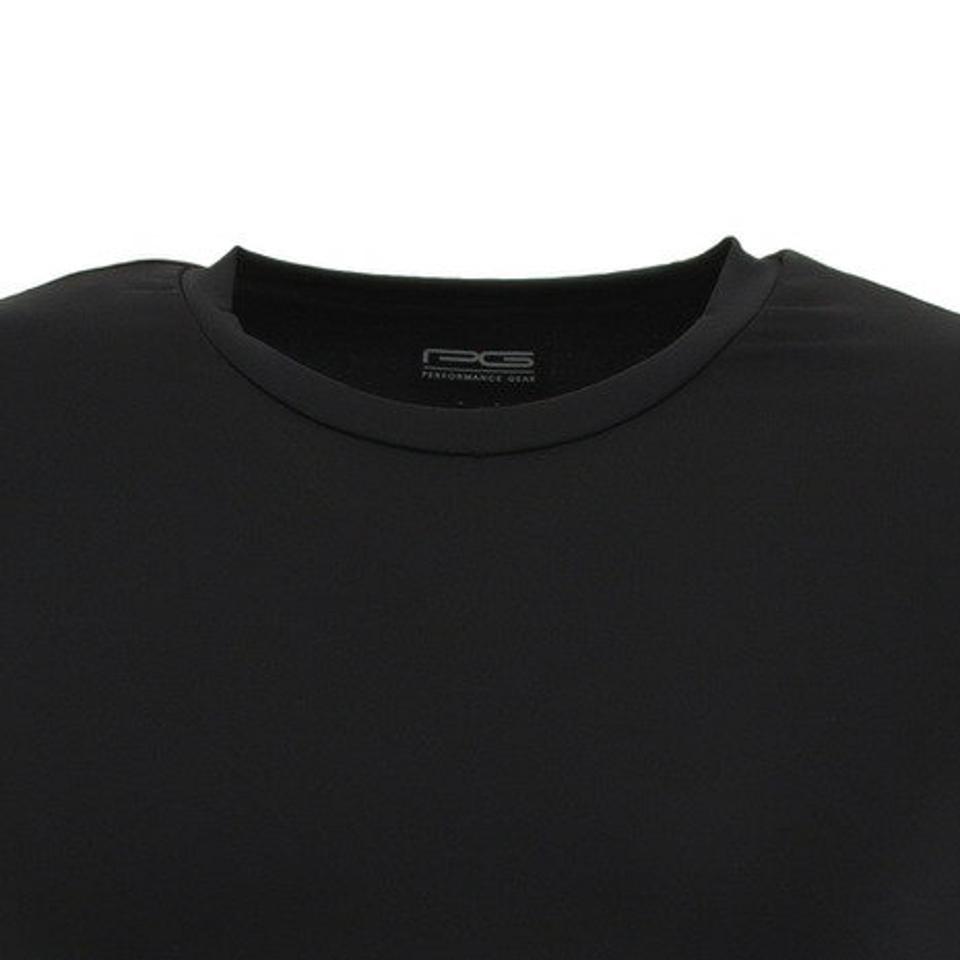 パフォーマンスギア(PG)(メンズ)テニス ストレッチ 丸首半袖シャツ 732PG0ES8839 BLK