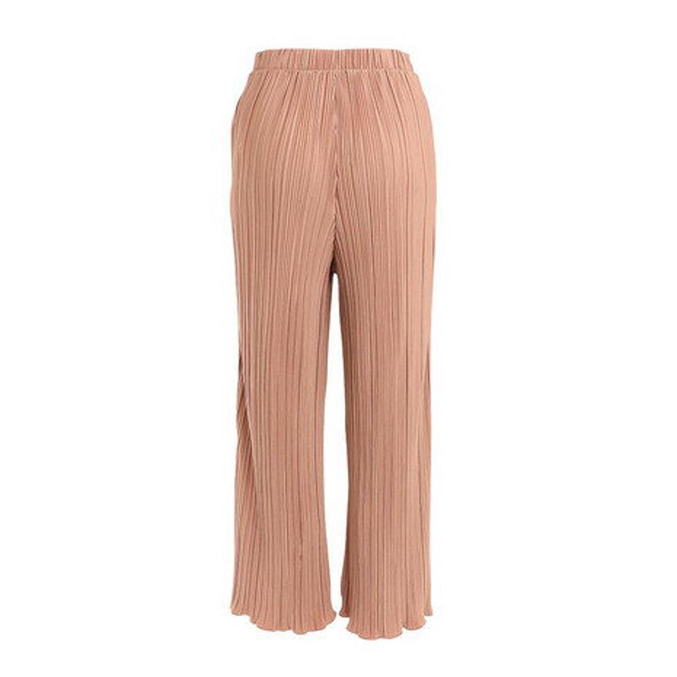 エルケクス（ELKEX）（レディース）リラックスワイドパンツ EKL2SP4198 BEG