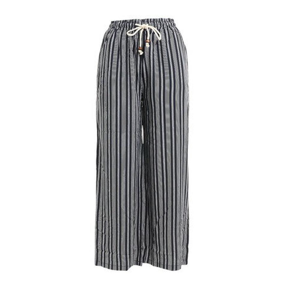 エルケクス（ELKEX）（レディース）リラックスワイドパンツ EKL2SP4197 NVY