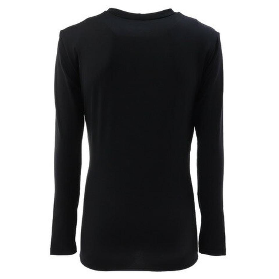 エックスティーエス(XTS)(キッズ)野球 アンダーシャツ ジュニア ストレッチ 丸首 長袖 インナー シャツ 724G6ES4171 黒
