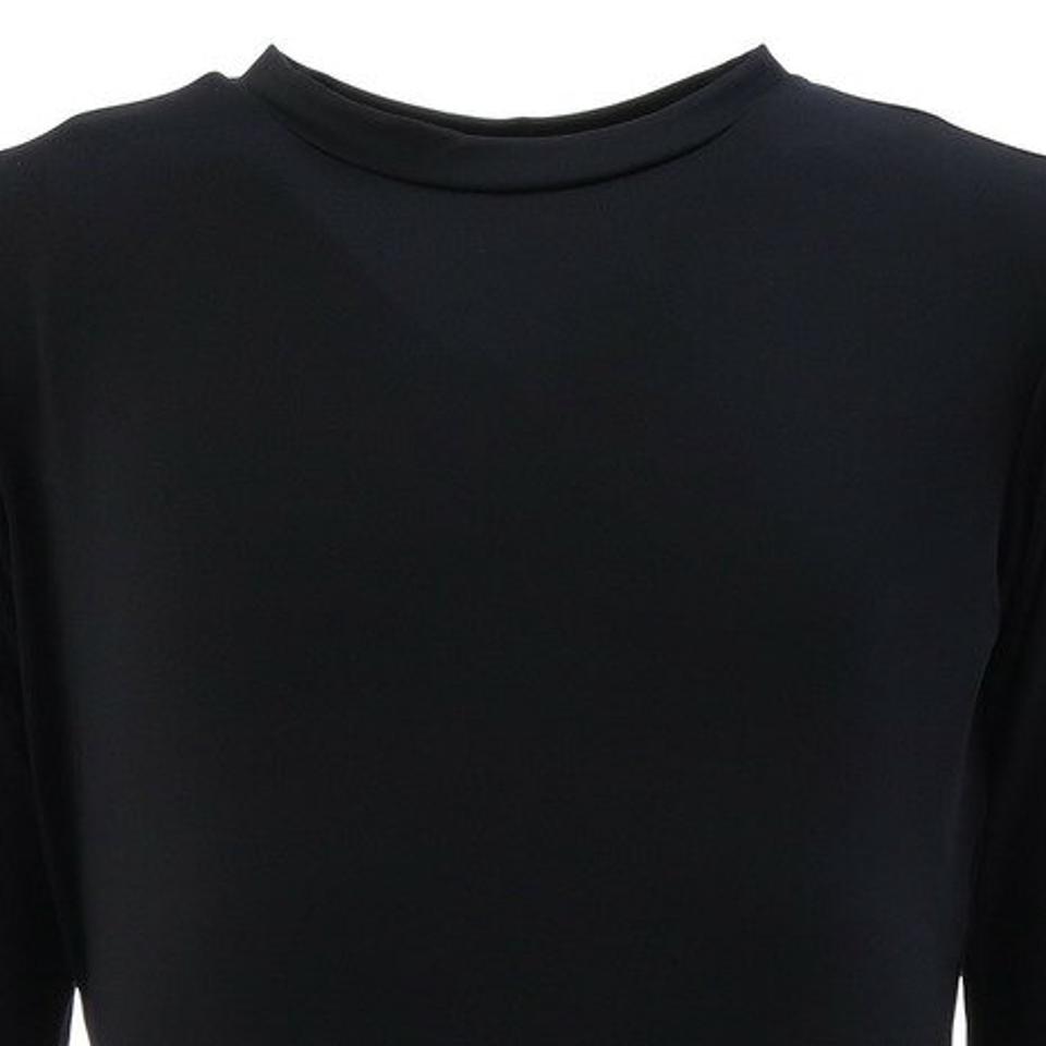 エックスティーエス(XTS)(キッズ)野球 アンダーシャツ ジュニア ストレッチ 丸首 長袖 インナー シャツ 724G6ES4171 黒